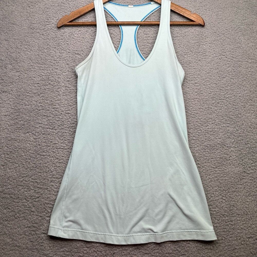 Lululemon cool racerback tank sz 6 mint / teal